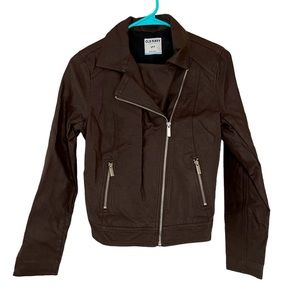 Old Navy Brown faux leather jacket